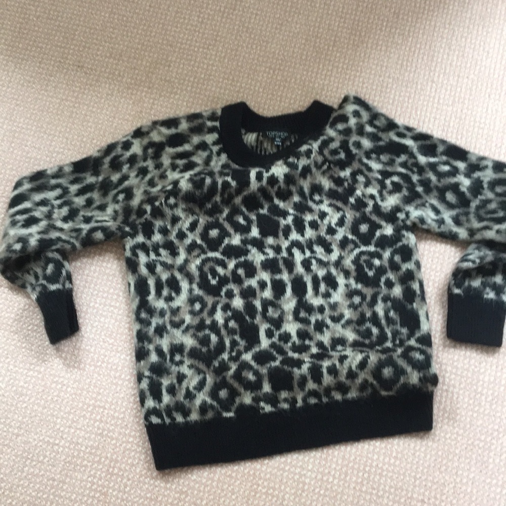 Top Shop Cheetah Sweater